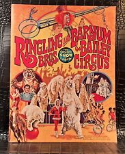 Vintage 1977 Ringling Bros/Barnum/Bailey Circus Program w/ Poster Intact RARE picture