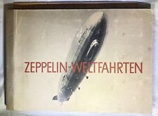1932 ZEPPELIN WELTFAHRTEN World Flight Vol 1 COMPLETE Cigarette Card German Book picture