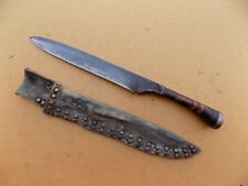 Unmarked Brute De Forge Custom Fixed Blade Knife Old? Vintage? picture