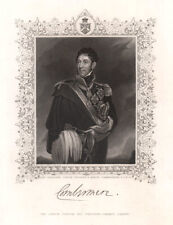 General Stapleton Cotton, Viscount & Baron Combermere. TALLIS c1855 old print picture