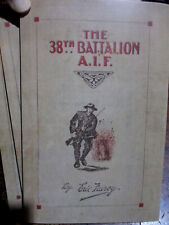 38th Australian STORY & OFFICIAL HISTORY 38th BATTALION AIF WW1 BOOK Bn  picture