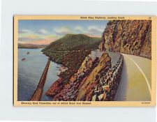 Postcard Storm King Highway Looking South New York USA picture