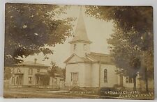 Williamstown NY RPPC Methodist Church & Parsonage c1910 Real Photo Postcard G14 picture