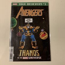 True Believers: The Avengers Thanos vs The Marvel Universe #1  Comic Book picture