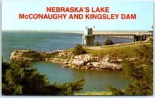 Postcard - Nebraska's Lake, McConaughy and Kingsley Dam, USA picture