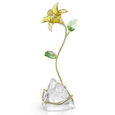 Swarovski Crystal Florere Lily Decoration, Yellow, 5666972 picture