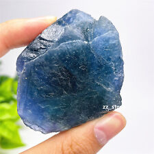 Natural Dark Blue Fluorite Quartz Rough Stone Crystal Mineral Specimen Random picture