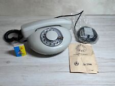 Vintage Retro Rotary Telephone 1992 TESLA DS2300 Gray New Exc picture