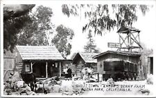 RPPC Ghost Town at Knotts Berry Farm - 1954 Photo Postcard picture