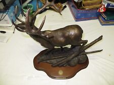 National Wild Turkey Federation Bronze Elk Statue Terrell O'Brien #356/2600 picture