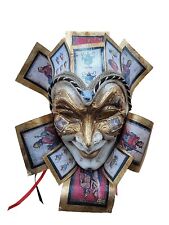 Authentic Venetian Bauta  Carnevale Paper Mache Mask Italy IVAN MINIO  Genuine picture