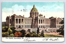 Postcard The Capitol Harrisburg PA State Capitol Building Posted 1906 picture