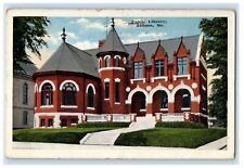 1919 View Of Public Library Building Auburn Maine ME Posted Antique Postcard picture