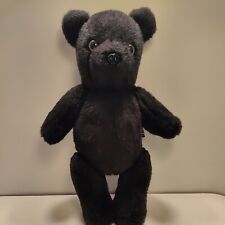 Vintage London Fog Black Bear Cub Rare Jointed Legs Made in Baltimore Maryland picture