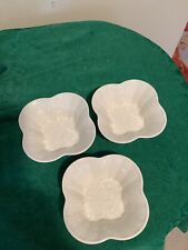 THREE Vintage Small Bowls by Wedgwood Fine Earthenware Classic Garden , England picture