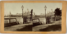 Stereo, Italy, Venice, Royal Garden Vintage Stereo Card, Albumin Print   picture