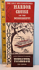 Vintage Harbor Cruise on the Mississippi Air Conditioned Voyageur Brochure picture