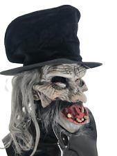 Ring Master Undead Zombie Adult Halloween Latex Mask & Top Hat picture