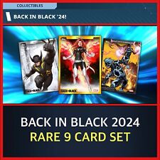 BACK IN BLACK 24-RARE 9 CARD SET-TOPPS MARVEL COLLECT picture