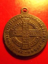 1901 Pilgrimage Pope LEO XIII medal Antique Catholic Medal pendant 3.53 g 200 D picture