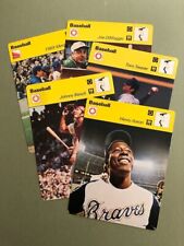 Vintage 1977 Editions Rencontre Sports Card Lot of (5) Baseball Cards picture