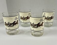 1970’s Set of 4 Currier & Ives The Sleigh Race Arby 's Collector's Series picture