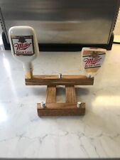 Miller High Life Beer Tap Handles with Display Rack picture