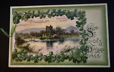 Winsch~Antique St.Patrick's Day Booklet Postcard~ Killarney Castle Scene~h334 picture