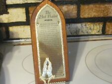 The 23rd Psalm Scripture HOMCO w/Praying Hands Brass-Wood 10.5