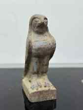 Rare Ancient Egyptian Falcon God Horus Statue - Handcrafted Stone picture