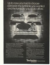 1977 Technics Professional Series Turntables Advertisement picture