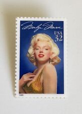 VTG 1995 Marilyn Monroe Legends of Hollywood USPS USA 32 Cent Stamp Laminate Pin picture