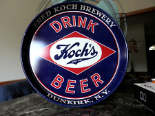 Vintage Antique Koch's Beer Tray Fred Koch Brewery Dunkirk, NY - 12 inch version picture