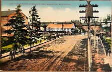 Bremerton Washington Main Street Naval Yard Antique Postcard c1910 picture