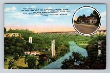 KY-Kentucky, High Bridge, Aerial, Antique, Vintage Souvenir Postcard picture