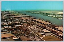 Postcard Alabama State Docks at Mobile AL 1960's J36 picture