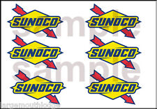 1 INCH SUNOCO DECALS STICKERS picture