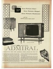 1959 Admiral Devonshire Console TV Television Model LS24M52 Print Ad picture