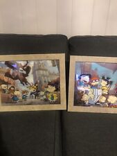 Rug Rats Animation Cell Original Art 2 Piece  Framed picture