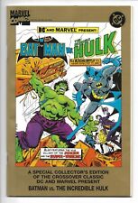 Batman vs The Incredible Hulk # 1 / Comic-Sized 1981 Treasury 2nd Print / 1995 picture