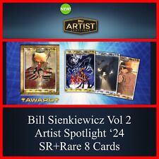 BILL SIENKIEWICZ VOLUME 2 ARTIST SPOTLIGHT-SR+RARE 8 CARDS-TOPPS MARVEL COLLECT picture