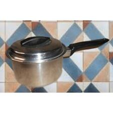 Vintage Ekco Flint Ware Stainless Steel 1.5 Quart Sauce Pot w/Lid picture