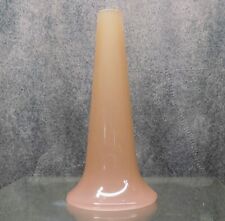 VTG Large Houzex Salmon Pink Glass Lamp Column Spacer - 8-1/2