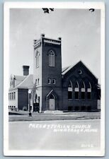 Winnebago Minnesota MN Postcard RPPC Photo Presbyterian Church c1940's Vintage picture