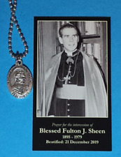 Blessed Fulton Sheen Medal with 26