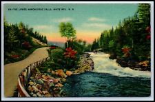 Postcard Lower Ammonoosuc Falls White Mts. Posted 1941  NH R48 picture