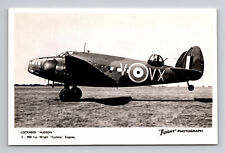 RPPC RAF Lockheed Hudson Bomber Recon Aircraft FLIGHT Photograph Postcard picture