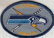VAW-126 SEAHAWKS CLOSEOUT SHOULDER PATCH [Item 126001] picture