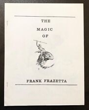 WoW Vintage THE MAGIC OF FRANK FRAZETTA Fanzine Magazine Novel 1970's L@@K picture