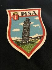 VTG Leaning Tower Of PISA Thin Sew On Patch picture